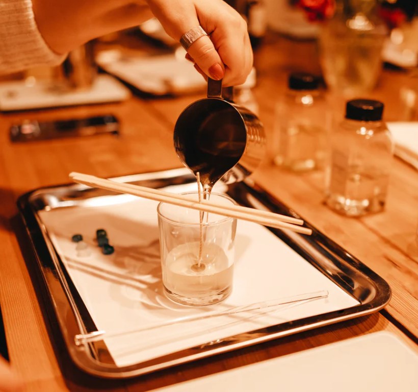 BFF Candle Making for Galentine’s Day at Market Vintage